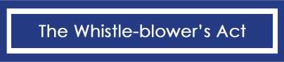whistle-blower's act header image
